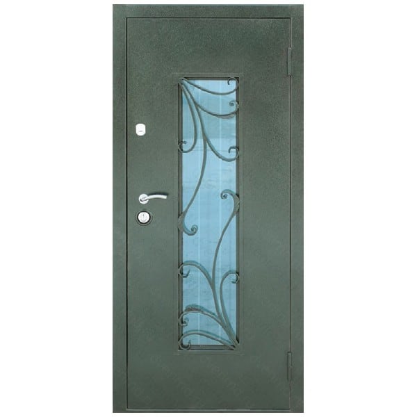 Входная металлическая дверь с порошковым напылением РОНДО 41