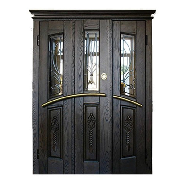 Входная металлическая дверь с отделкой массивом дуба АЛЛЕГРО 262