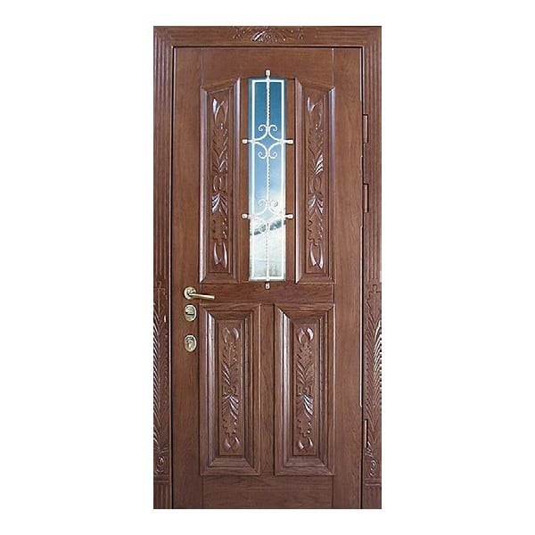 Входная металлическая дверь с отделкой массивом дуба АЛЛЕГРО 255
