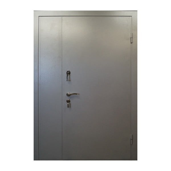 Техническая металлическая двустворчатая дверь с порошковым напылением АДАЖИО 38