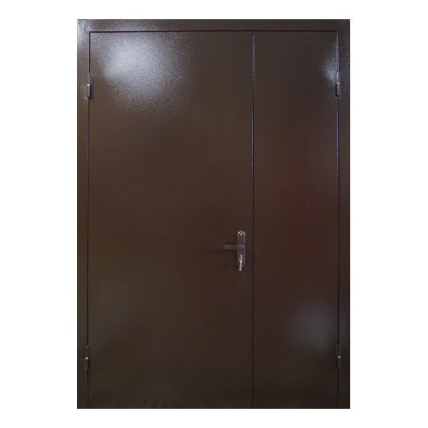 Техническая металлическая двустворчатая дверь с порошковым напылением АДАЖИО 88