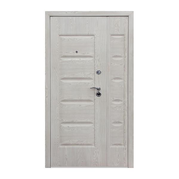 Входная металлическая двустворчатая дверь с МДФ-панелью СИМФОНИЯ 177