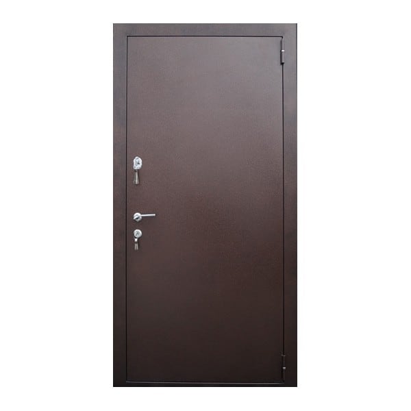 Входная металлическая дверь с МДФ и порошковым напылением РОНДО 33