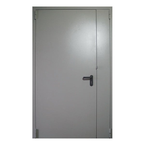 Техническая металлическая двустворчатая дверь с порошковым напылением АДАЖИО 71