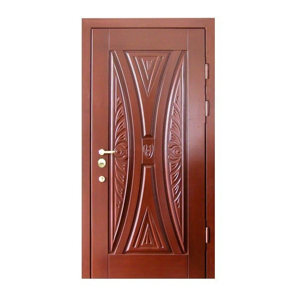 Входная металлическая дверь с МДФ панелью и массивом дерева СИМФОНИЯ 247