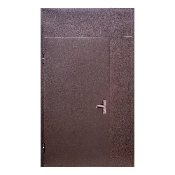 Входная металлическая двустворчатая дверь с порошковым напылением АДАЖИО 101
